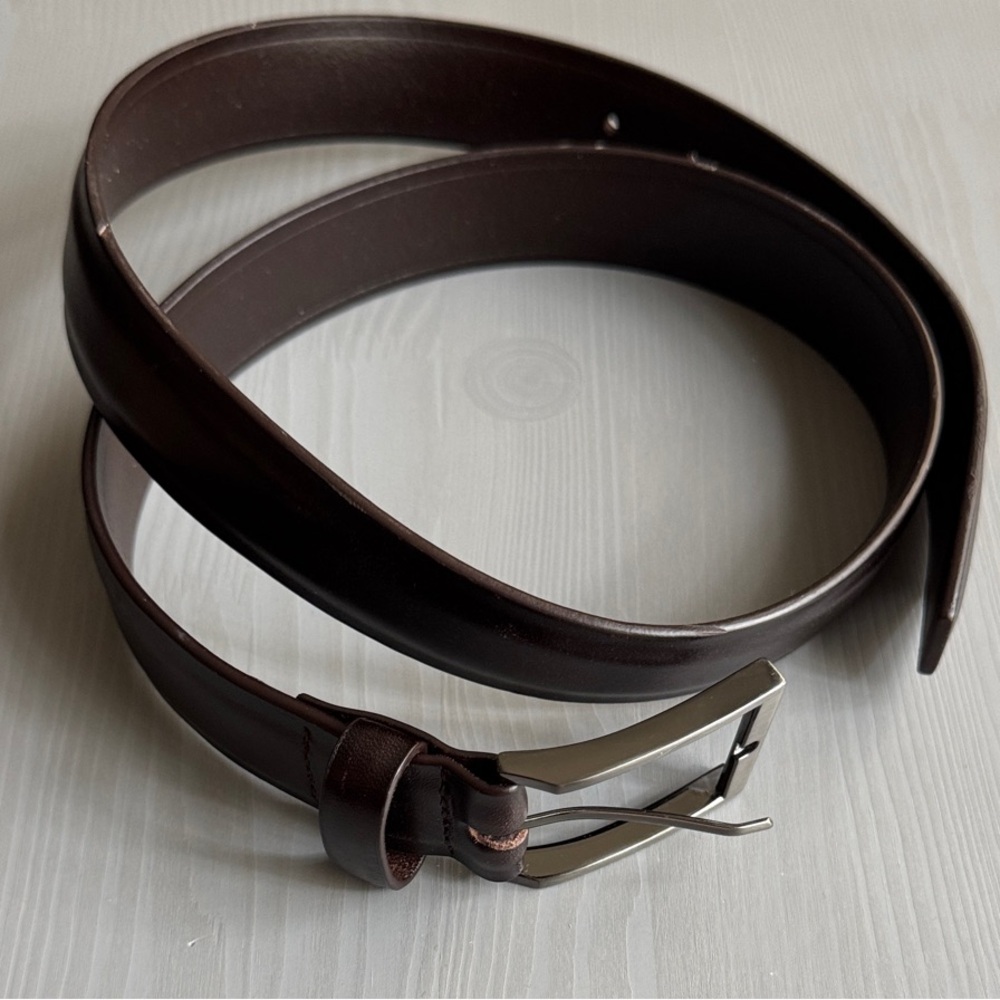 Men's Brown Leather Belt